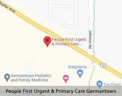 Map image for Injuries in Germantown, TN